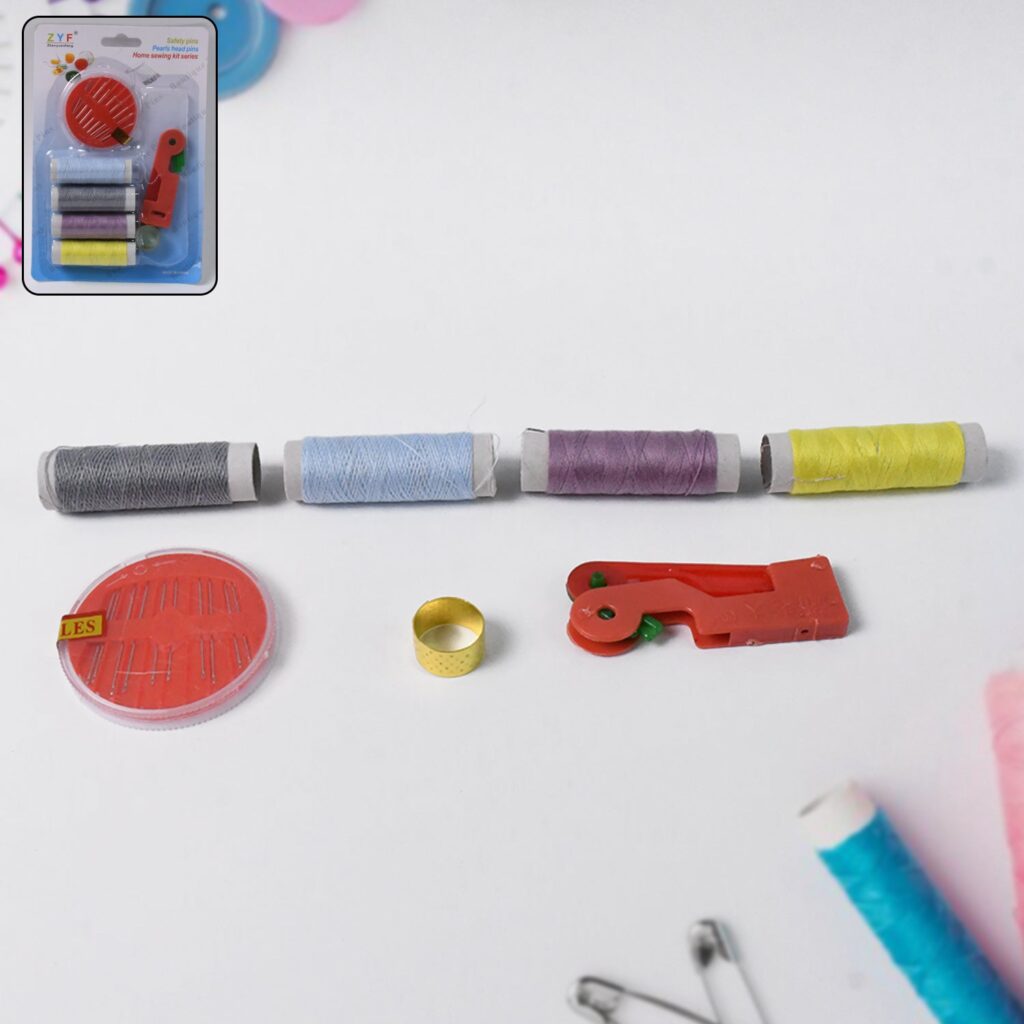 7 in 1 Multipurpose Tailoring Sewing Accessories Kit (1 Set) - Front View by Nari Haat, Indian ethnic wear, women clo...