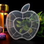 Plastic Apple Shape Jewellery Storage Box (1 Pc) - Front View by Nari Haat, Indian ethnic wear, women clothing, desig...