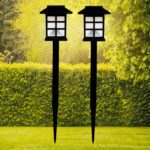 Solar Garden Lights, Outdoor Solar Landscape Lights (Pack of 2) - Front View by Nari Haat, Indian ethnic wear, women ...