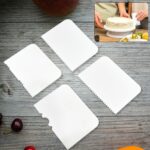 Plastic Cake Scraper Cake Decorating Pastry Baking Tool (4 Pcs Set) - Front View by Nari Haat, Indian ethnic wear, wo...