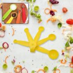 Plastic Measuring Spoons - Set of 5 - Front View by Nari Haat, Indian ethnic wear, women clothing, designer suit