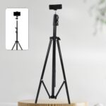 Professional Tripod for DSLR Photography (Max Height 178cm, Multi-Head, Folding) - Front View by Nari Haat, Indian et...