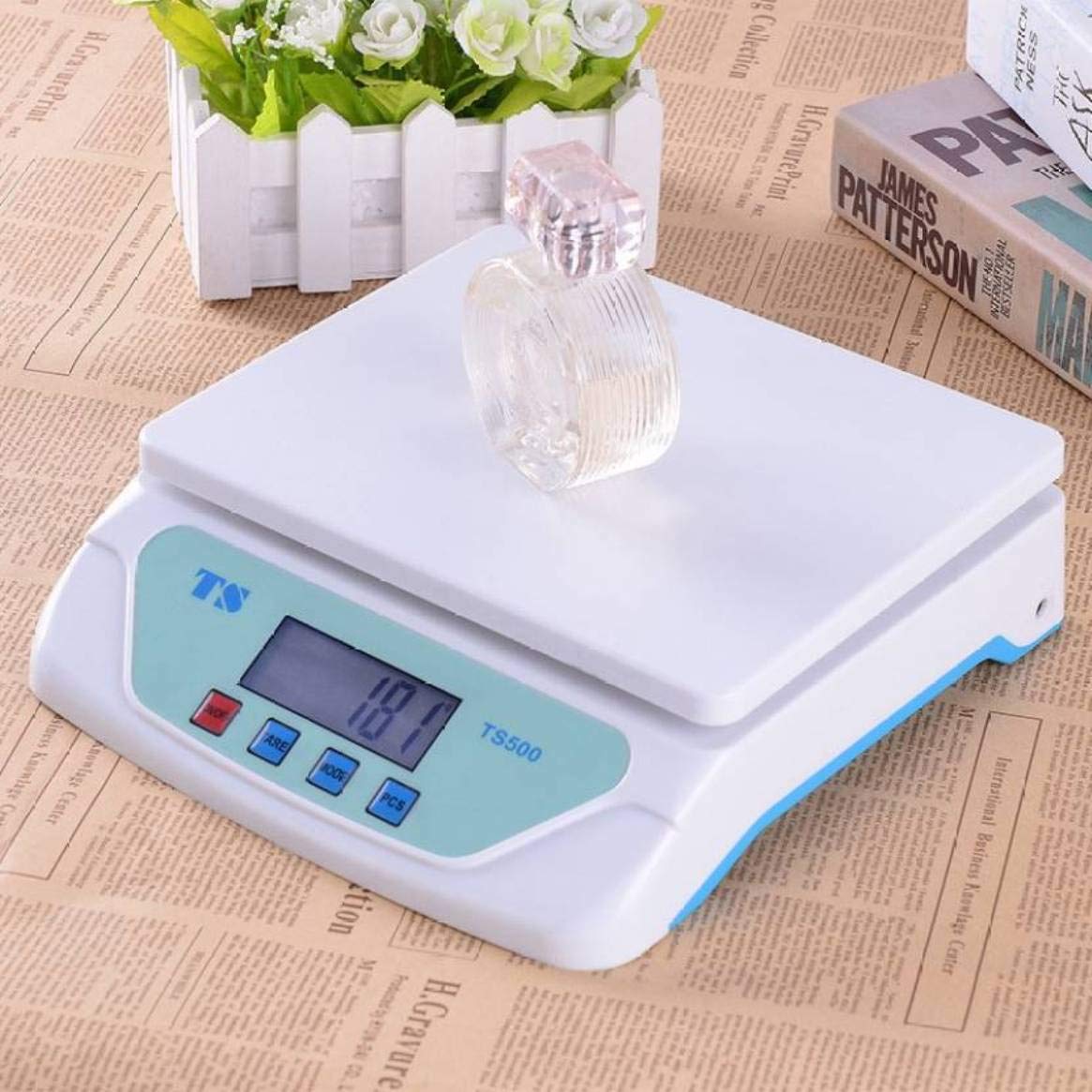 01_269069b8-75b7-43e6-92ac-a4e632bbb49d.jpg Digital Multi-Purpose Kitchen Weighing Scale (TS500) - Front View by Nari Haat, Indian ethnic wear, women clothing, d...