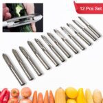 Stainless steel multi-purpose peeler set