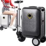 Electric Suitcase Smart Scooter – Riding Luggage with Removable Power (1 Pc) - Closeup Embroidery by Nari Haat, Ind...