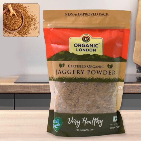 Organic Jaggery Powder 500 Gm - Front View by Nari Haat, Indian ethnic wear, women clothing, designer suit