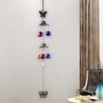 Decorative Wind Chimes Outdoor Hanging Dragonfly Wind Chime (1 Pc) - Front View by Nari Haat, Indian ethnic wear, wom...