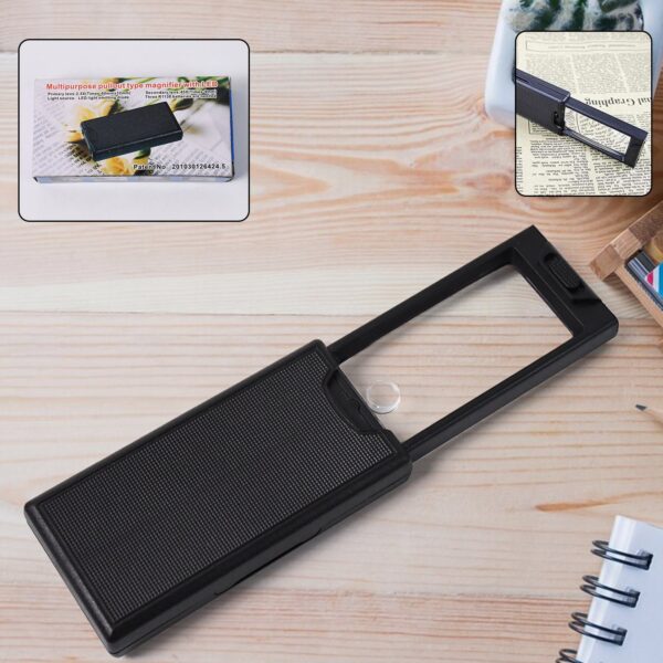 Multipurpose Extendable Magnifier with LED Magnifier (1 Pc) - Front View by Nari Haat, Indian ethnic wear, women clot...