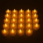 Festival Decorative LED Tealight Candles (24 Pc Set) - Front View by Nari Haat, Indian ethnic wear, women clothing, d...