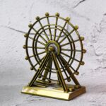 Metal Desktop Table Decoration Cabinet Wheel Tower (1 Pc) - Sleeve Design by Nari Haat, Indian ethnic wear, women clo...