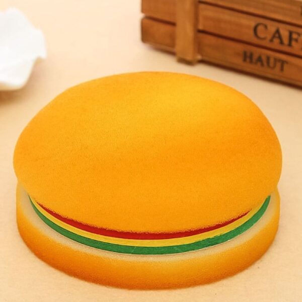 Burger Shaped Note / Sticky Notes / Memo Notes, Unique Mini Notes (Multicolor) - Front View by Nari Haat, Indian ethn...