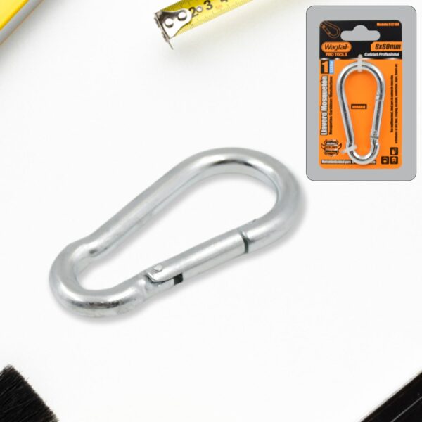 Stainless Steel Snap Hook (8×80 MM / 1 Pc) - Front View by Nari Haat, Indian ethnic wear, women clothing, designer suit