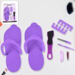 Personal Foot Care Tool Kit Pedicure Accessories Kit (9 Pcs Set) - Front View by Nari Haat, Indian ethnic wear, women...