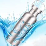 Stainless Steel Water Bottle (750ML / 1 Pc) - Neckline Detail by Nari Haat, Indian ethnic wear, women clothing, desig...