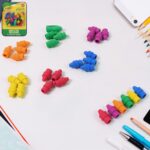 Pencil Top Eraser Rubber Erasers (1 Pc / Mix Color) - Front View by Nari Haat, Indian ethnic wear, women clothing, de...