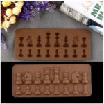 Silicone Chocolate Mould Chess Shape (1 Pc) - Fabric Detail by Nari Haat, Indian ethnic wear, women clothing, designe...