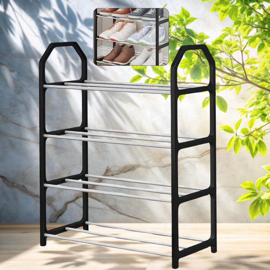 4 Layer Folding Shoe Rack