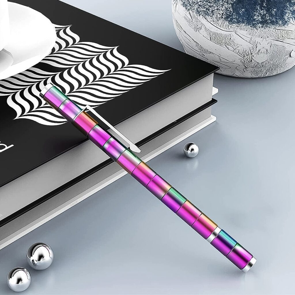 Multifunction Writing Magnetic Metal Pen, Office Magnet Pen (1 Pc) - Front View by Nari Haat, Indian ethnic wear, wom...