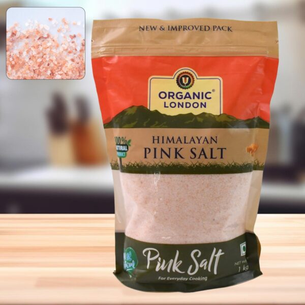 Organic Himalayan Pink Salt (1 Kg) - Front View by Nari Haat, Indian ethnic wear, women clothing, designer suit