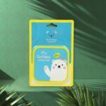 Non Slip Square Cartoon Silicone Coasters for Tea Coffee Cups Mugs  1 Pc - Front View by Nari Haat, Indian ethnic wea...