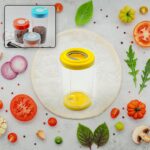 Salt Bottle & Dispenser Set with Opener – Pack of 4 - Front View by Nari Haat, Indian ethnic wear, women clothing, ...