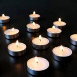 Tealight Candles Set, Smokeless Candles, Diwali (50 Pcs set) - Front View by Nari Haat, Indian ethnic wear, women clo...