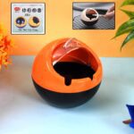 Ball Ashtray PP Plastic Windproof with Lid Indoor Outdoor Patio Car Portable Ashtray - Neckline Detail by Nari Haat, ...