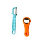 Vegetable Fruit Peelers Slicer & Bottle Opener, Kitchen Peeler For Veggie Fruit Potato Carrot, Bottle Opener With Pla...