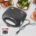 Electric Donut Maker 750W – 6 Cavity(1 Pc / With 2 PIN Plug Converter 1 Pc ) - Neckline Detail by Nari Haat, Indian...