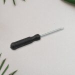 Small Pocket Size Slotted Cross Head Flat Magnetic Screwdriver (1 Pc) - Front View by Nari Haat, Indian ethnic wear, ...