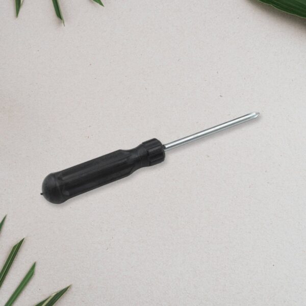 Small Pocket Size Slotted Cross Head Flat Magnetic Screwdriver (1 Pc) - Front View by Nari Haat, Indian ethnic wear, ...