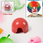 Small Plastic Joker Clown Nose toy (1 Pc / Mix Color & Design) - Front View by Nari Haat, Indian ethnic wear, women c...