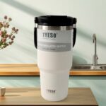 High Quality Stainless Steel Vacuum Glass Double Walled Travel Mug( 1 Pc) - Front View by Nari Haat, Indian ethnic we...