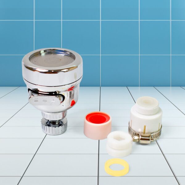 Faucet Sprayer Head, 360° Rotatable Faucet Extension (1 Set) - Front View by Nari Haat, Indian ethnic wear, women cl...