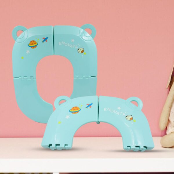 Portable Baby / Kids Toilet Seat Foldable Potty Seat (1 Pc) - Front View by Nari Haat, Indian ethnic wear, women clot...