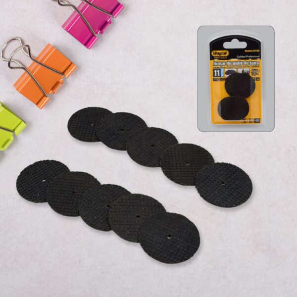 11-piece grinder cutting disc set