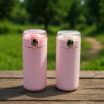 Water Bottle for Kids – Insulated Vacuum Stainless Steel Bottle (300 ML Approx) - Back View by Nari Haat, Indian et...