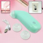 Mini Handheld Vacuum Blackhead Remover – Facial Massage & Spot Lifting (1 Pc) - Front View by Nari Haat, Indian eth...