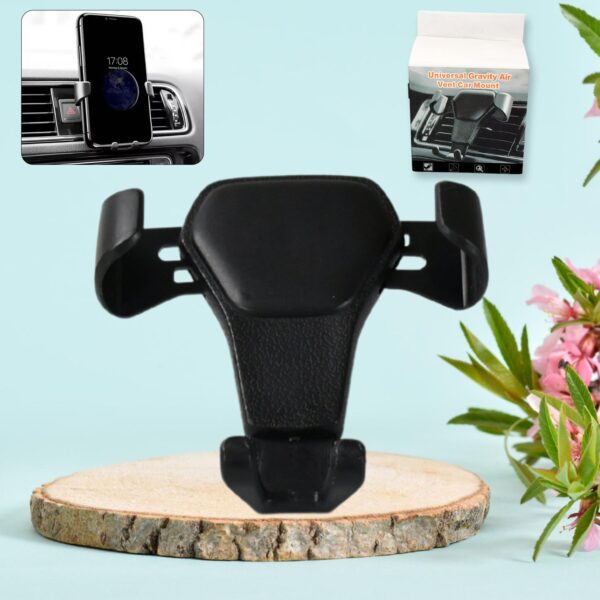 Car Mobile Phone Holder Multifunctional Dashboard & Air Outlet Mount Stand - Front View by Nari Haat, Indian ethnic w...