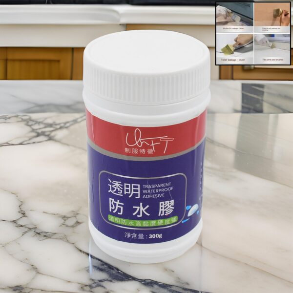 Transparent Waterproof Glue for DIY and Repairs