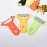 Peeler Slicers Shredders for Fruits and Vegetables (3 Pcs Set) - Closeup Embroidery by Nari Haat, Indian ethnic wear,...