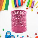 Pen Holder Office Desk Metal Mesh Pen Stand (1 Pc) - With Dupatta by Nari Haat, Indian ethnic wear, women clothing, d...