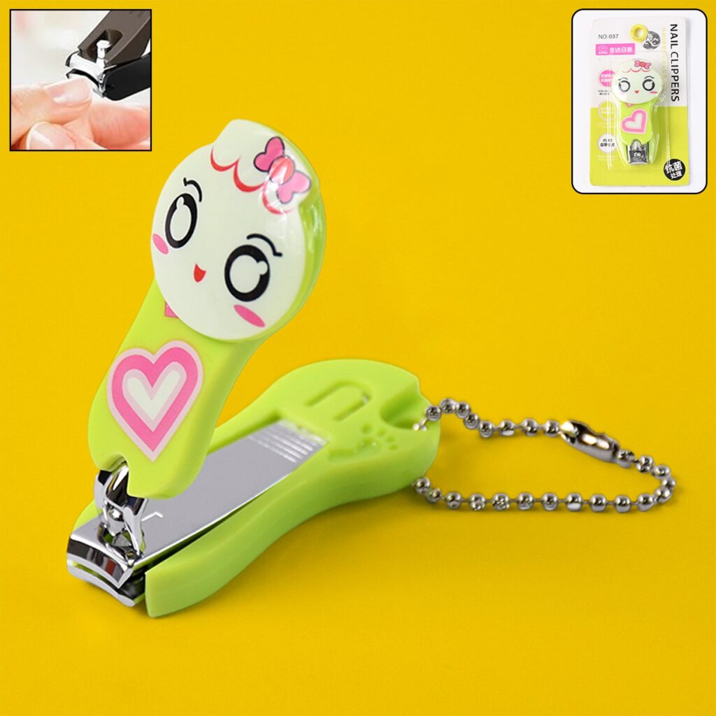 Cute Cartoon Nail Clipper  / Cutter Lovely Cat Bear Frog Small (1 Pc) - Front View by Nari Haat, Indian ethnic wear, ...