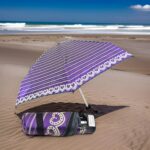 3-Fold & 5 Floor Sun Protective Solid Foldable Umbrella (1 Pc) - Front View by Nari Haat, Indian ethnic wear, women c...