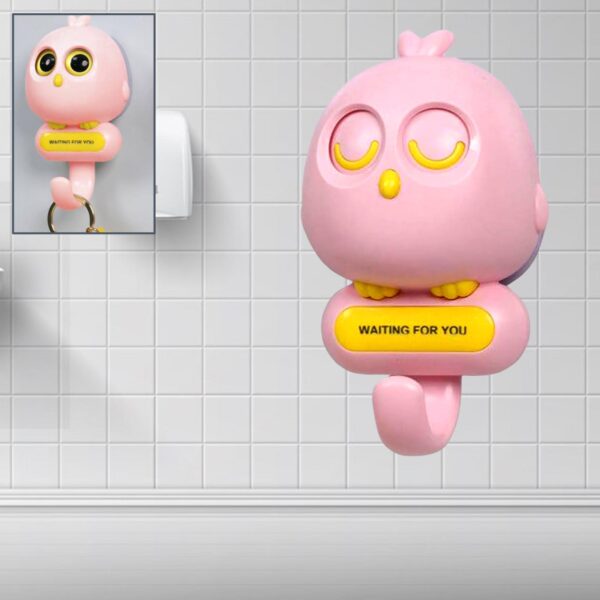 Self Adhesive Wall Hooks Eye Catching Cute Bird Hook(1 Pc) - Front View by Nari Haat, Indian ethnic wear, women cloth...