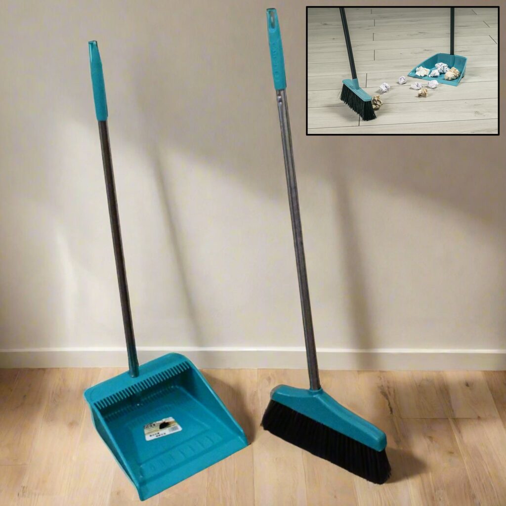 Long Handle Dustpan and Brush Set