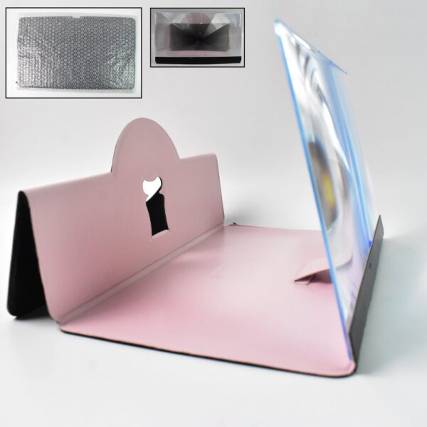 3D HD Mobile Phone Screen Magnifier Amplifier (1 Pc / Loose / 12 Inch) - Front View by Nari Haat, Indian ethnic wear,...