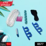 Personal Foot Care 5 Pc Tool Kit Pedicure Accessories Kit Personal Tool Kit Kit - With Dupatta by Nari Haat, Indian e...