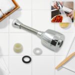 360° Rotating Faucet Sprayer – Water-Saving Aerator for Kitchen & Bathroom (6 Inch) - Front View by Nari Haat, Ind...