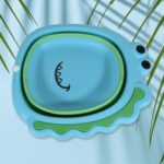 Frog Shape Foldable Baby Wash Basin – Space-Saving Face Washing Tub (33×31cm) - Closeup Embroidery by Nari Haat, I...